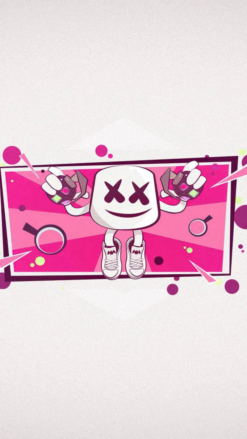 Marshmello DJ 4K Mobile Wallpaper