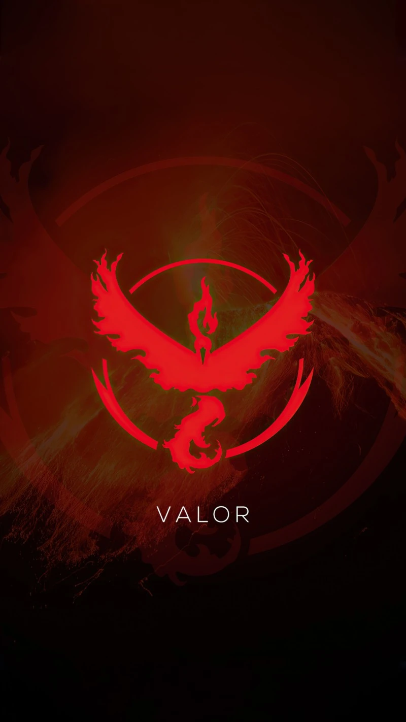 Valor Team Logo 4K Mobile Wallpaper