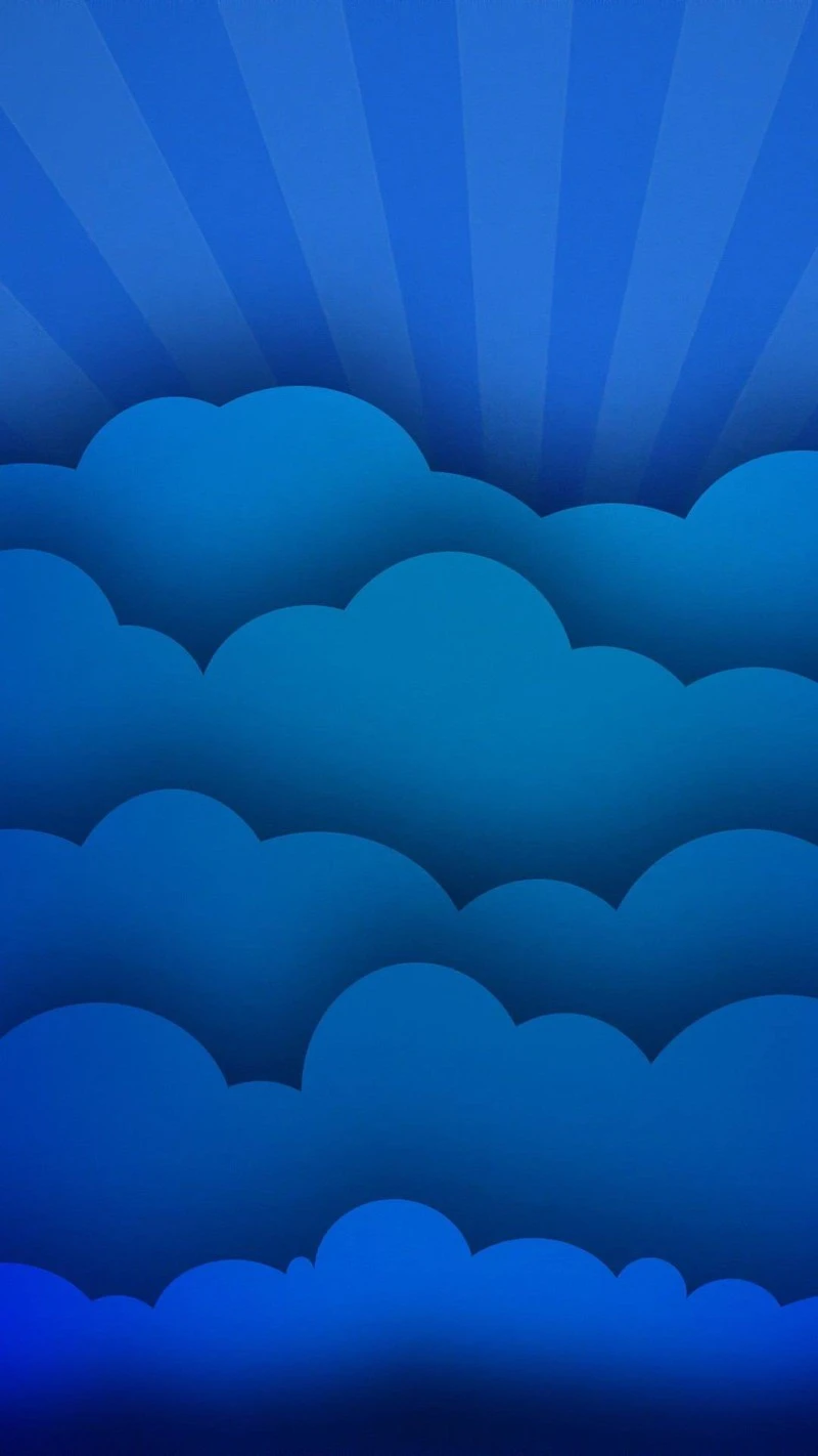 Layered Cloudscape 4K Mobile Wallpaper