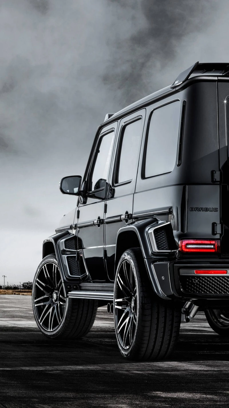 Mercedes G-Class: Rear View Power 4K Mobile Wallpaper