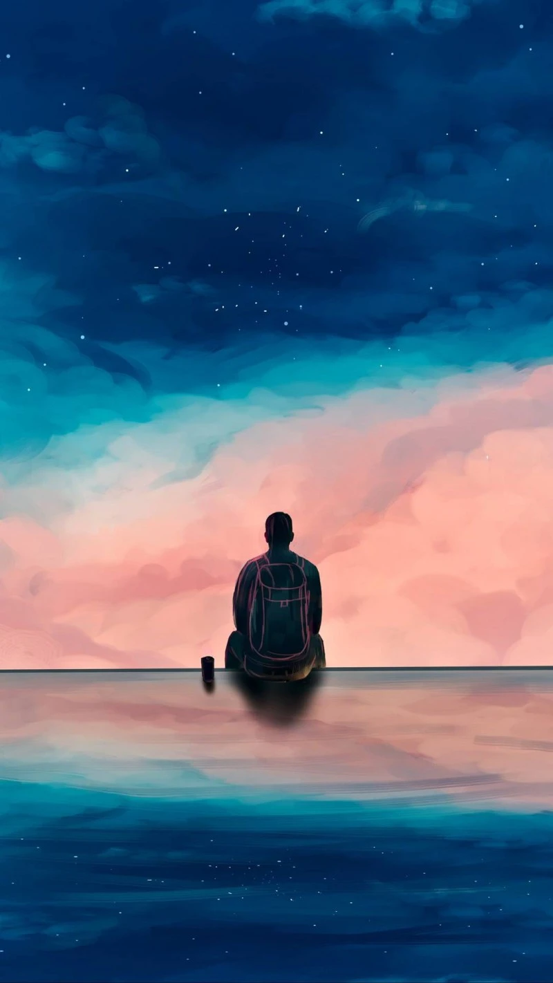 Contemplation 4K Mobile Wallpaper