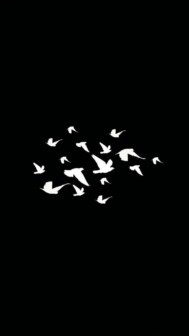 Flock in Flight 4K Mobile Wallpaper