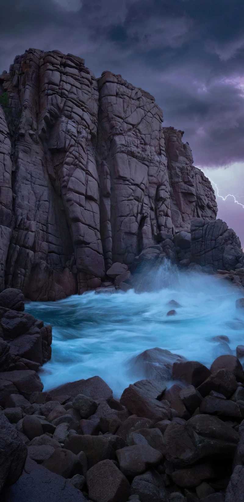 Stormy Seascape 4K Mobile Wallpaper