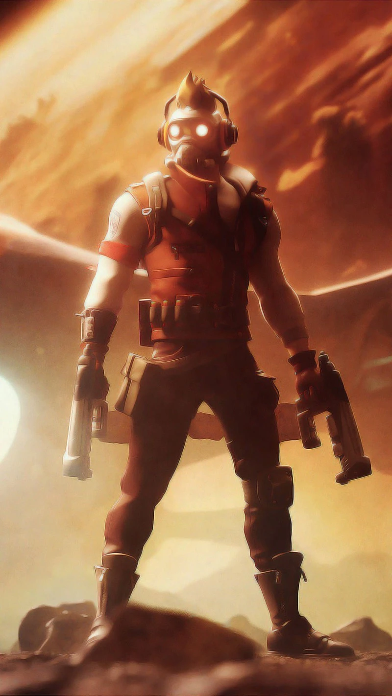 Fortnite Astronaut Skin 4K Mobile Wallpaper