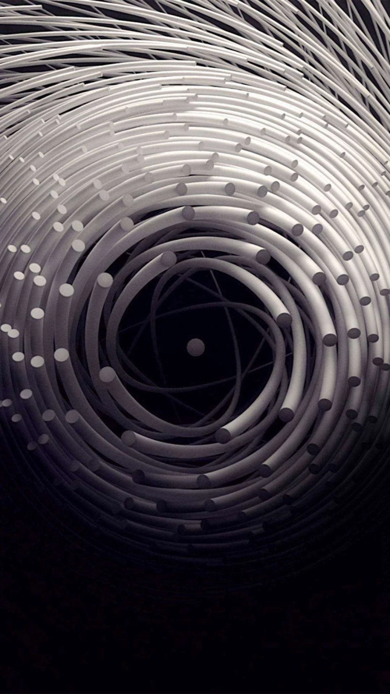 Orbital Vortex 4K Mobile Wallpaper