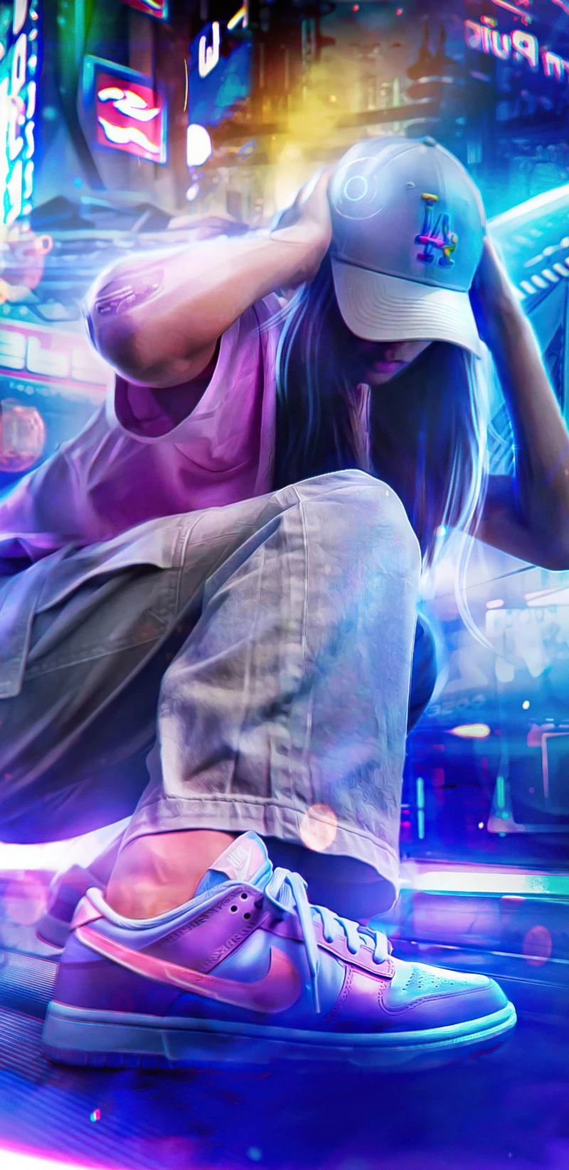 Urban Style Icon 4K Mobile Wallpaper