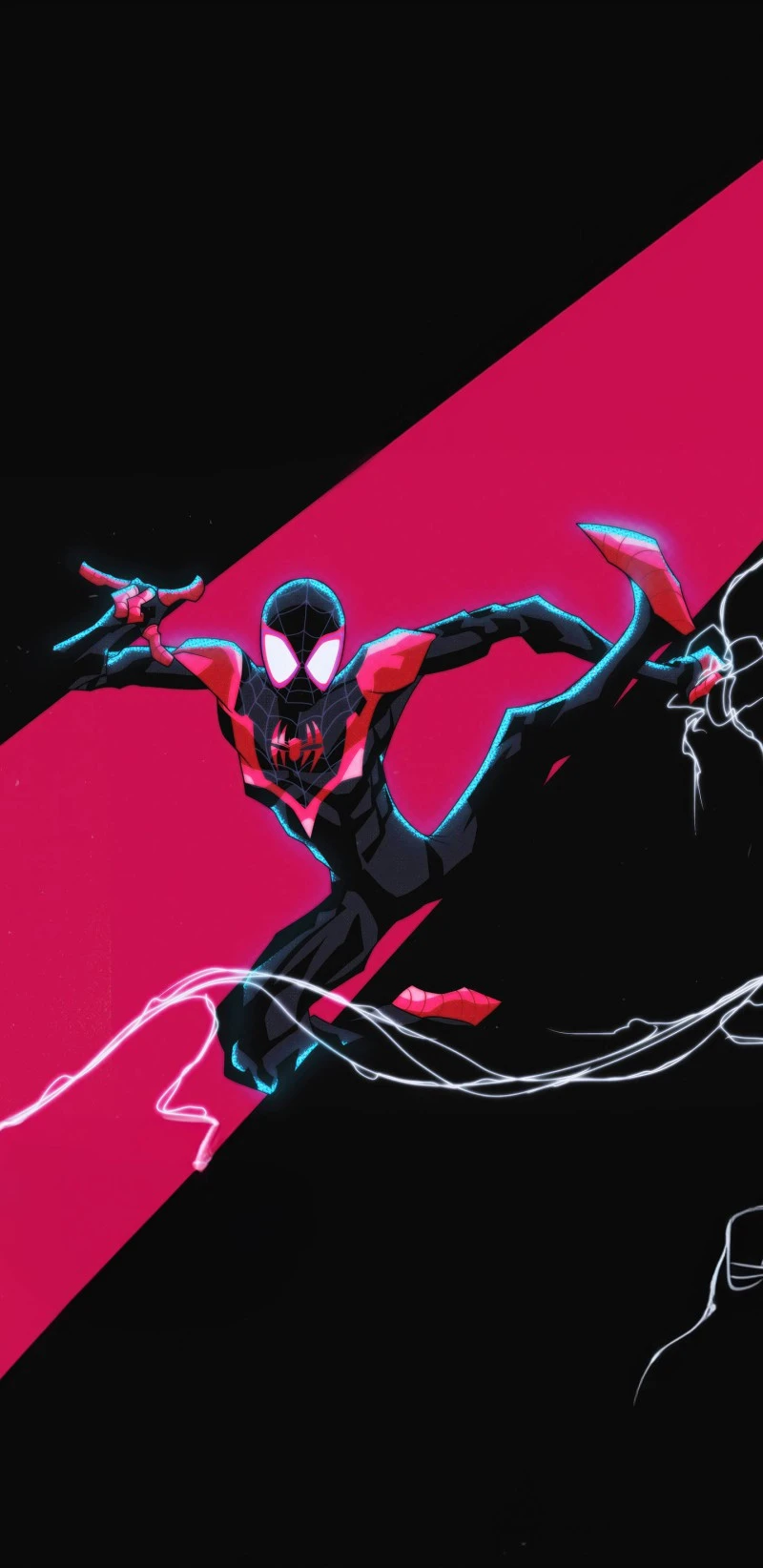 Miles Morales: Dynamic Leap 4K Mobile Wallpaper