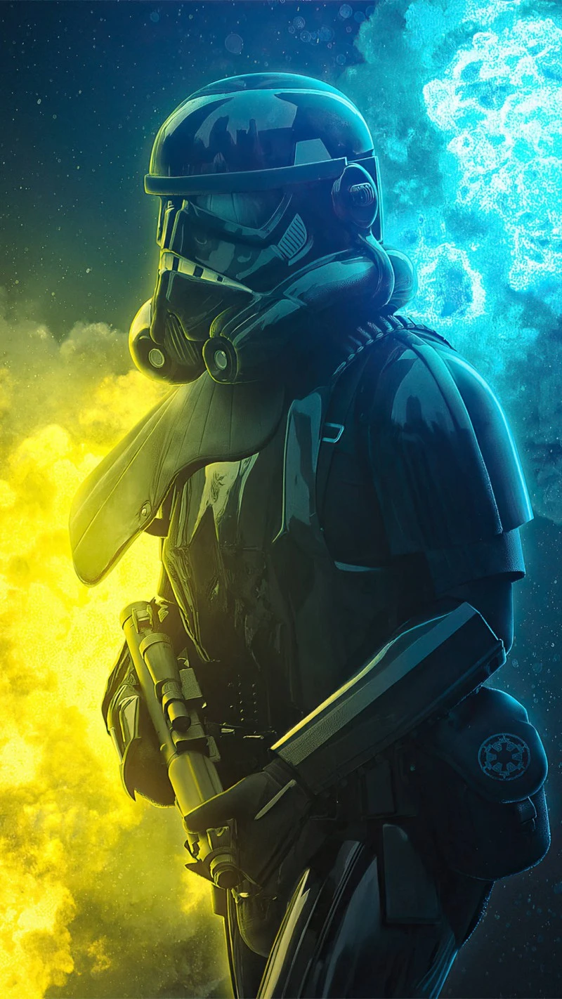 Dark Trooper 4K Mobile Wallpaper