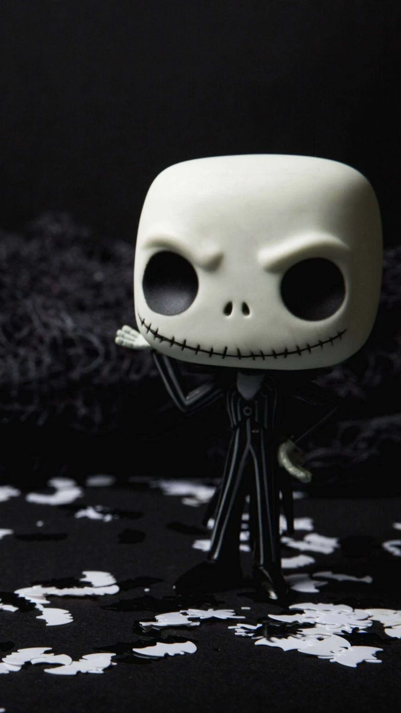 Jack Skellington Pop Figure 4K Mobile Wallpaper
