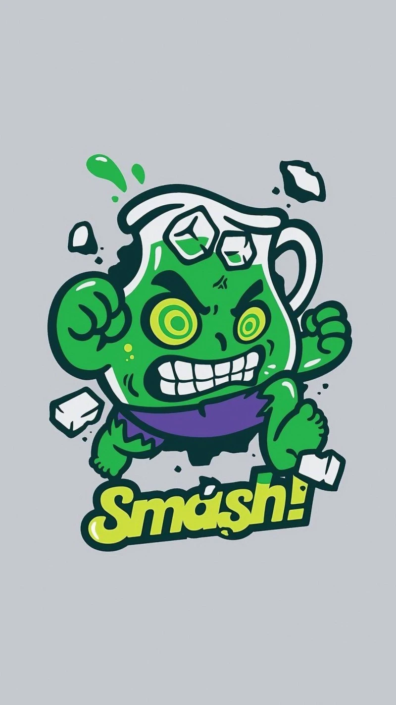 Smash! The Juggernaut Juice 4K Mobile Wallpaper