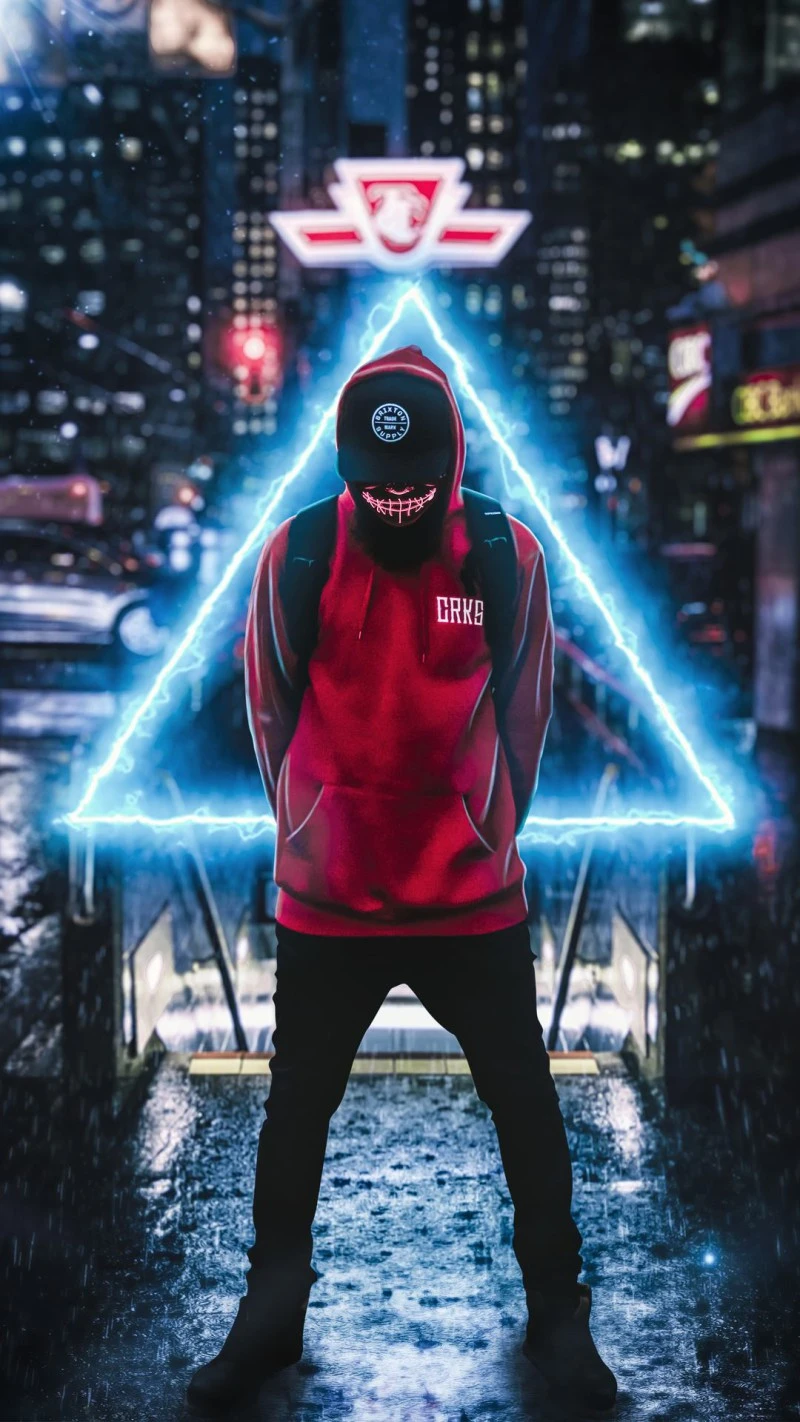 Cyberpunk Cityscape 4K Mobile Wallpaper