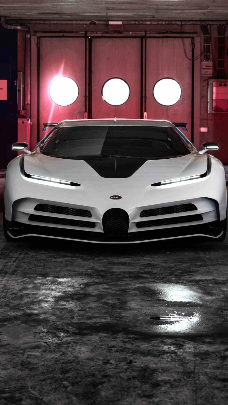 Bugatti Bolide in Garage 4K Mobile Wallpaper