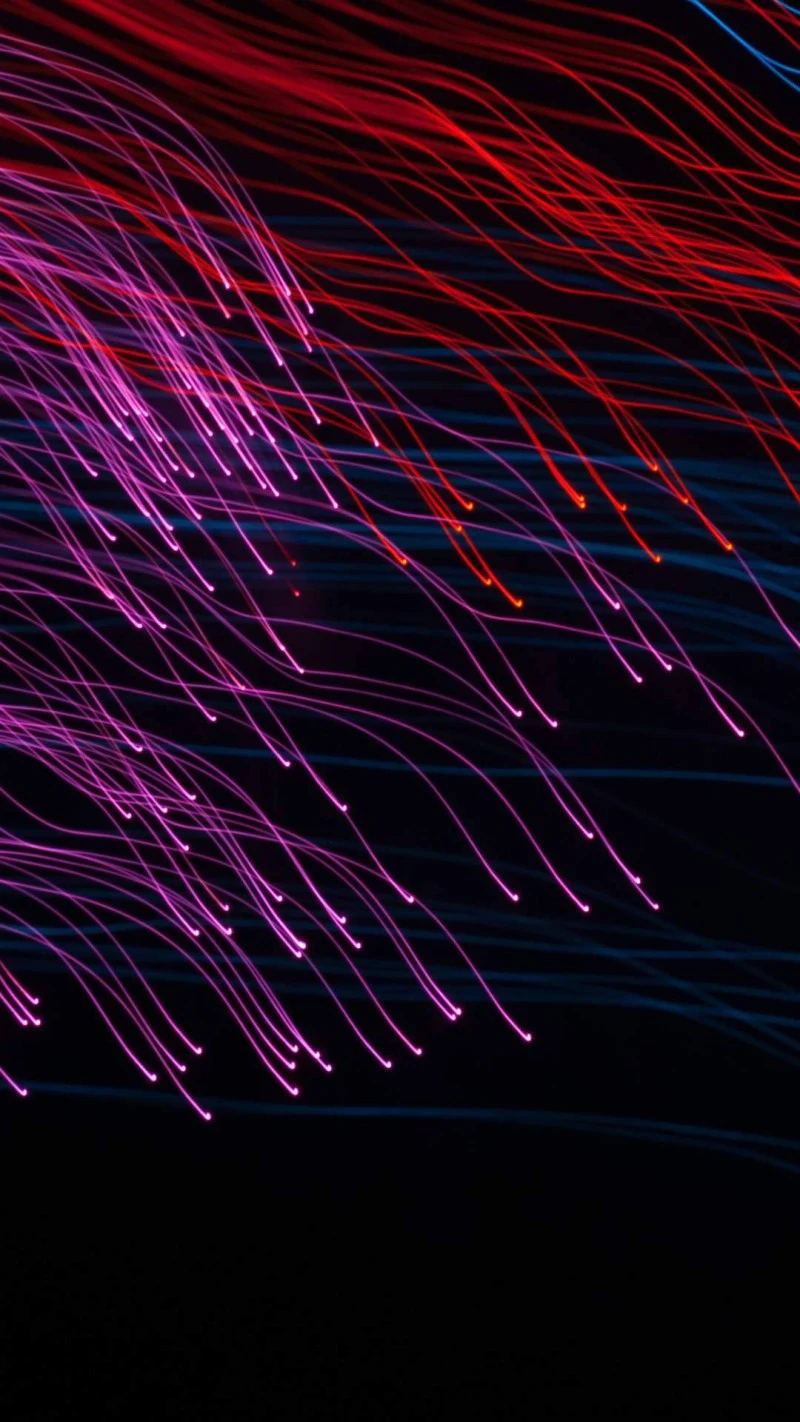 Dynamic Light Trails 4K Mobile Wallpaper