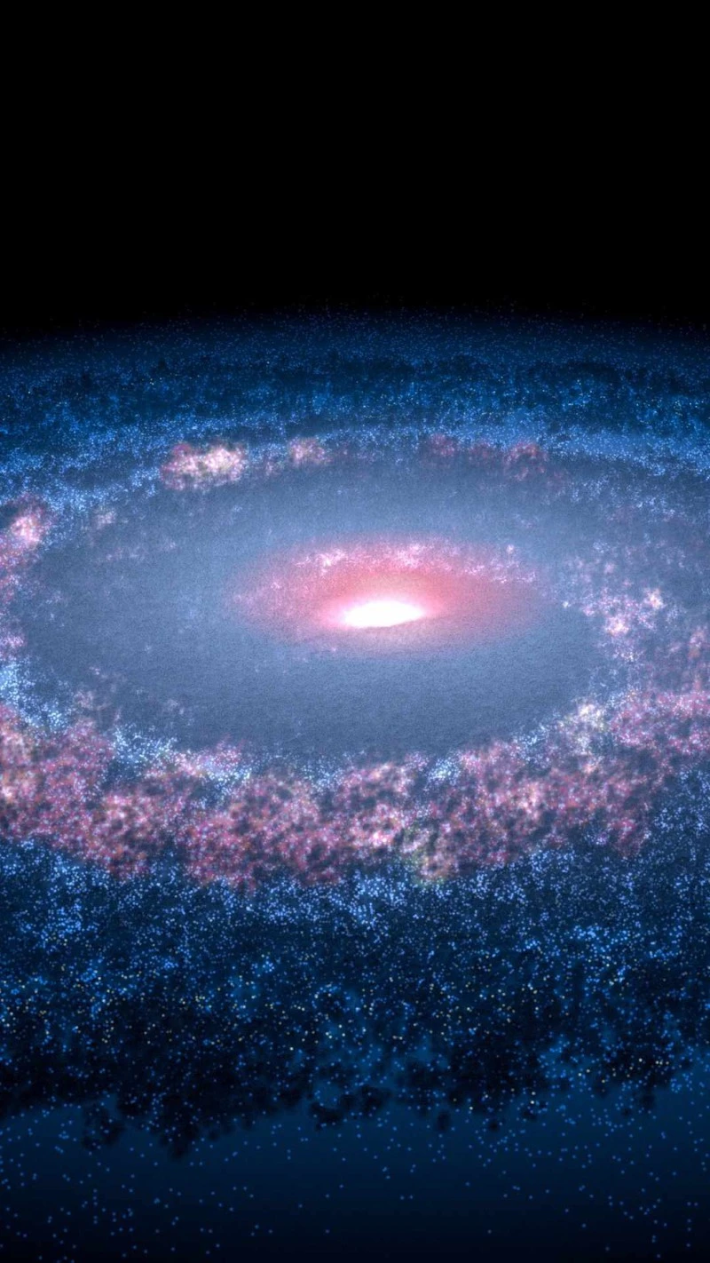 Majestic Spiral Galaxy 4K Mobile Wallpaper