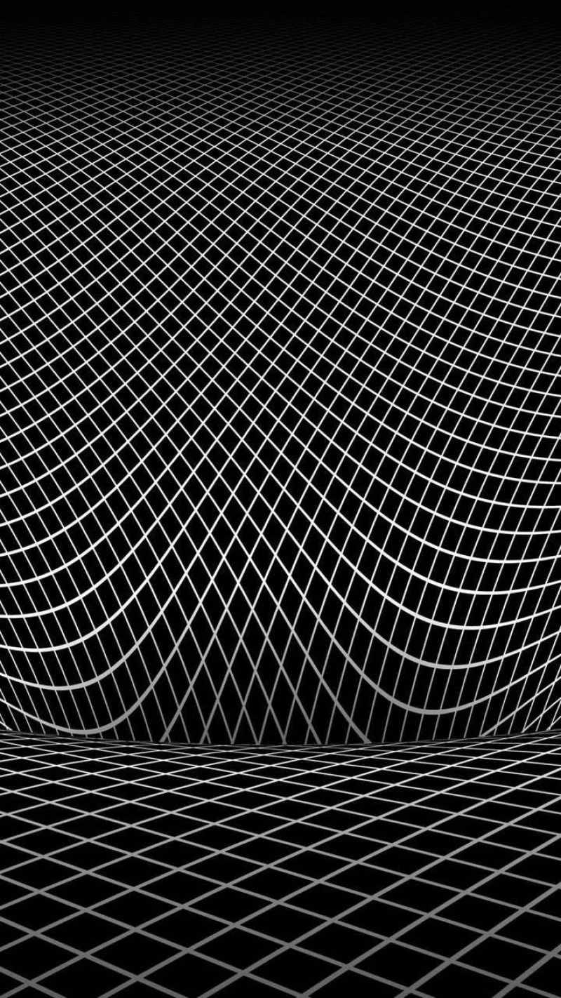 Warping Grid 4K Mobile Wallpaper