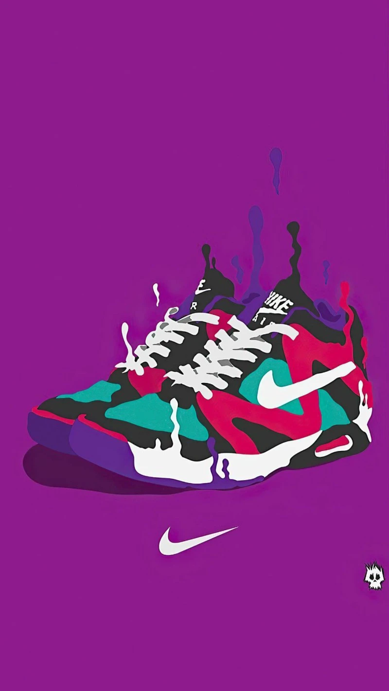 Abstract Nike Air Max 4K Mobile Wallpaper