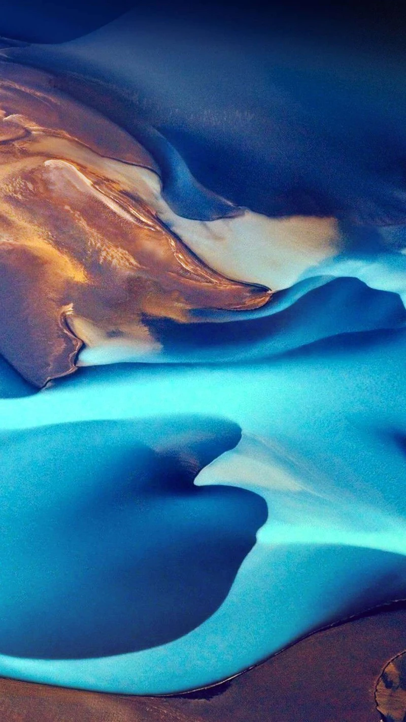 Abstract Aerial Landscape 4K Mobile Wallpaper