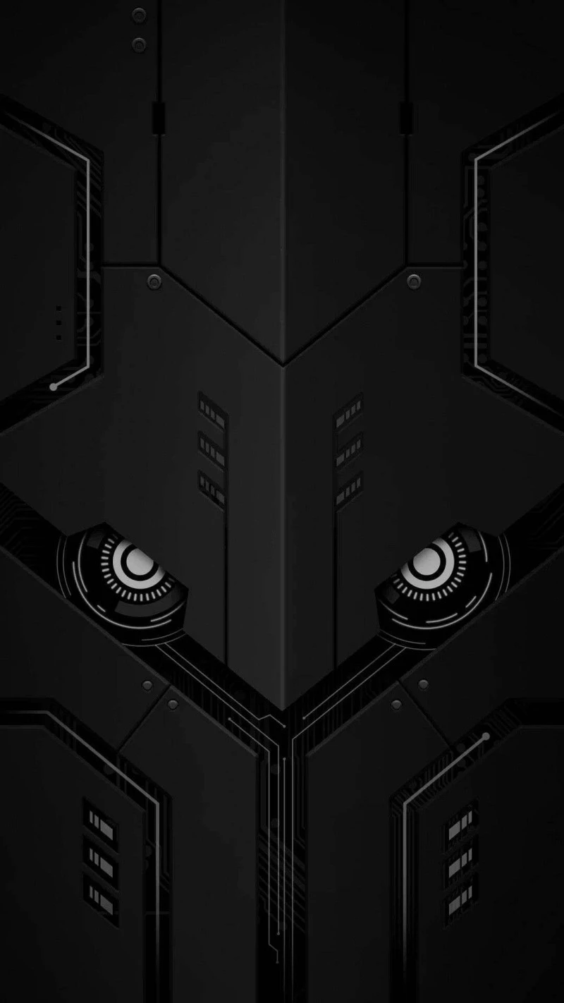 Cybernetic Face 4K Mobile Wallpaper