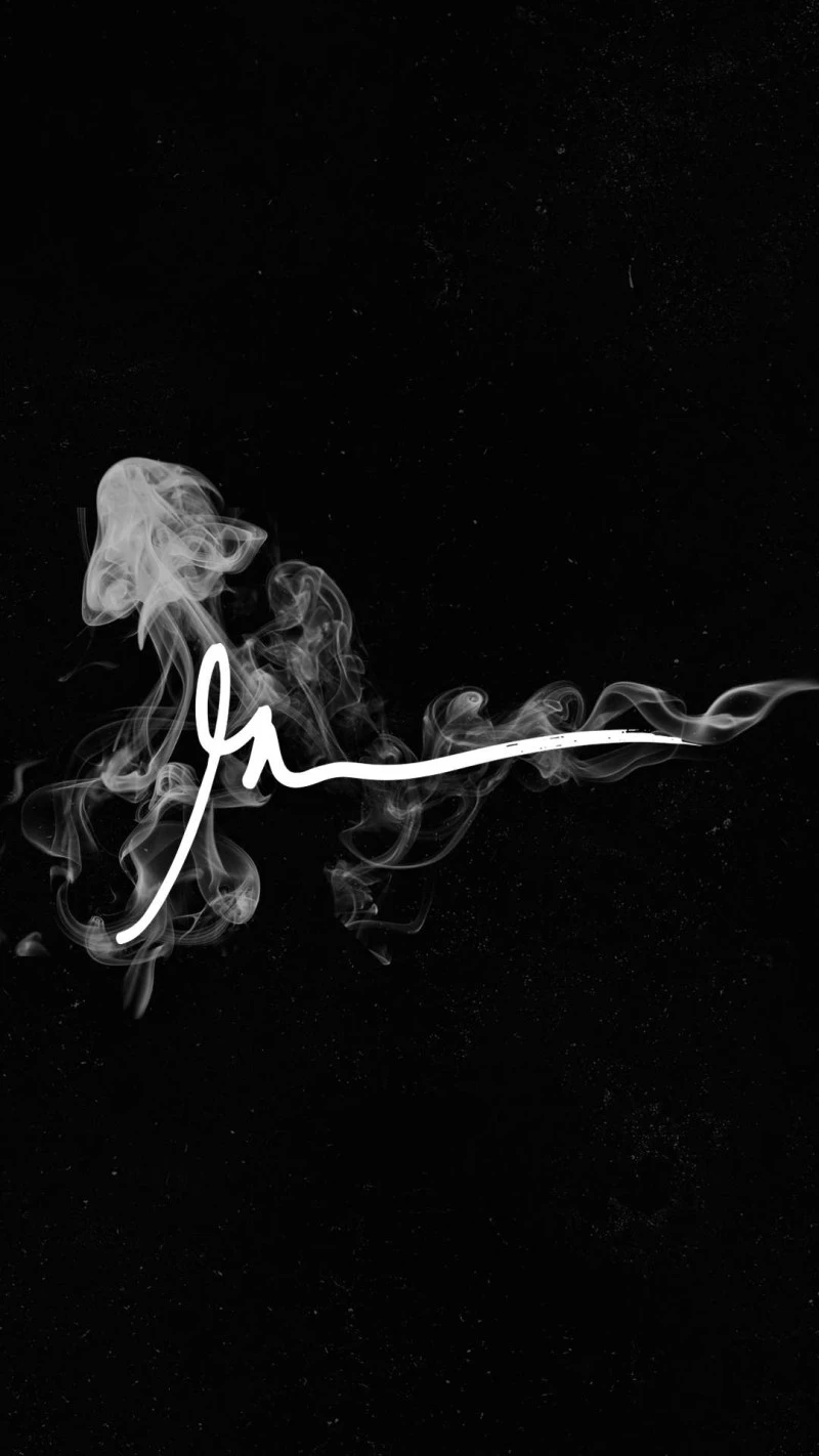 Smoke Signature 4K Mobile Wallpaper