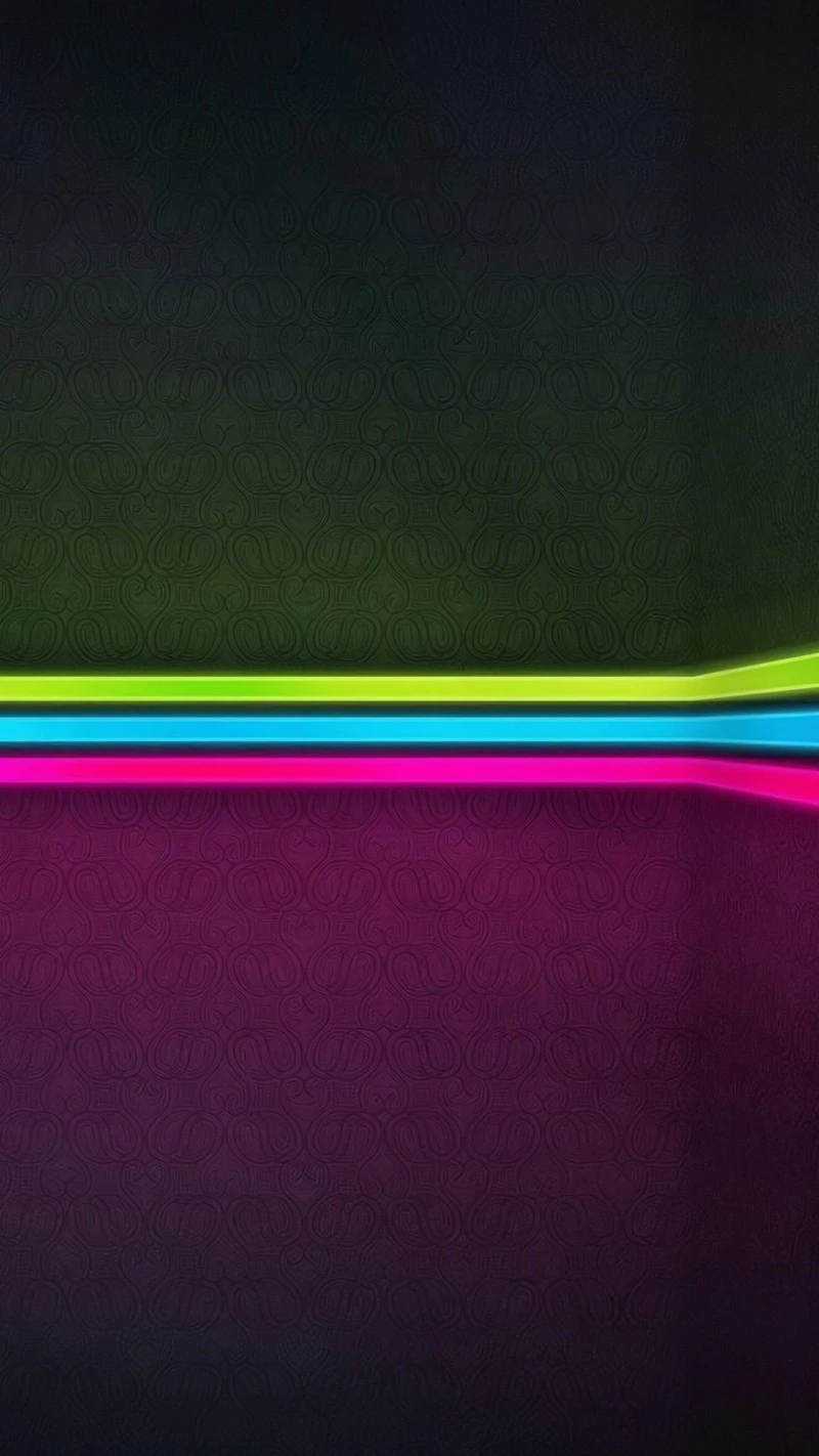 Neon Lines Abstract 4K Mobile Wallpaper