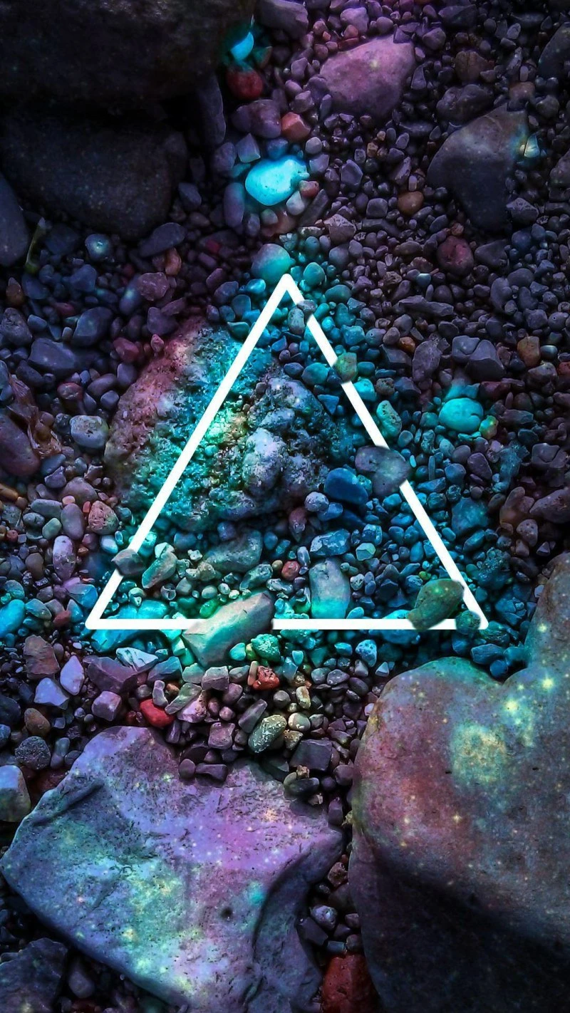 Celestial Pebbles 4K Mobile Wallpaper