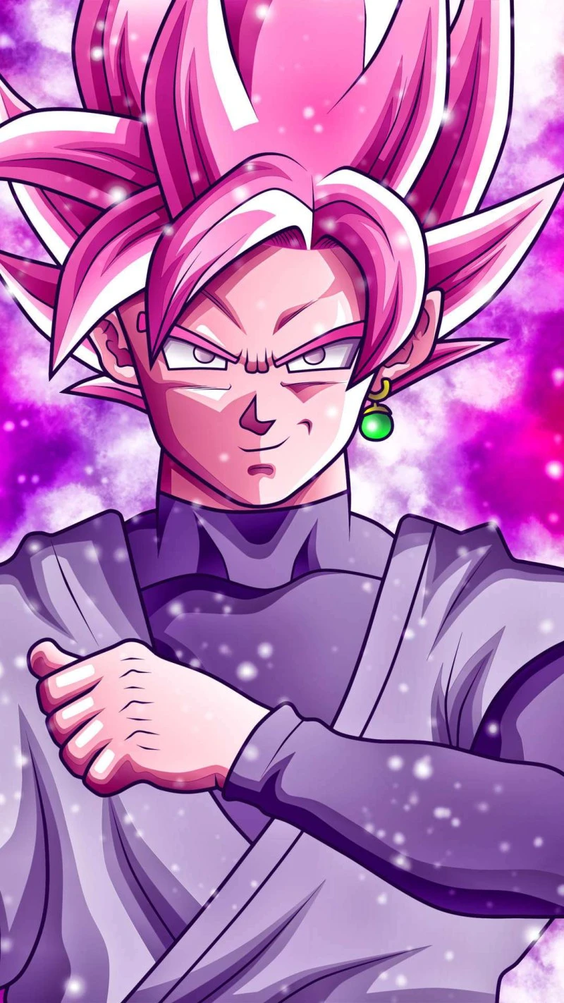 Super Saiyan Rose Goku Black 4K Mobile Wallpaper