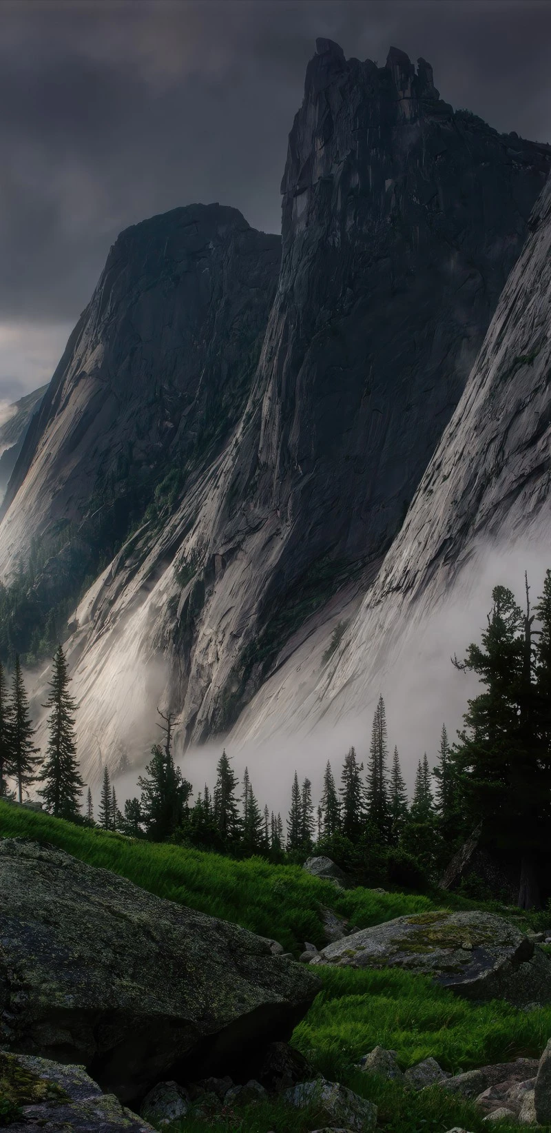 Misty Mountain Majesty 4K Mobile Wallpaper