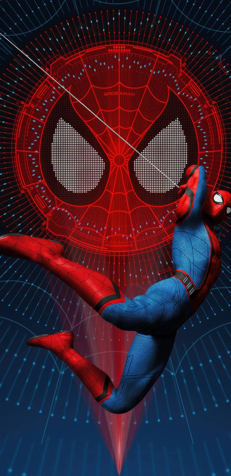 Spider-Man: Homecoming - Tech Style 4K Mobile Wallpaper