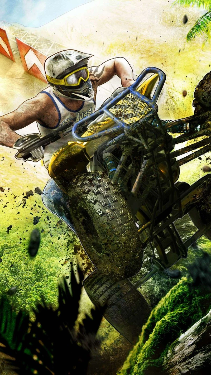 ATV Racing Game 4K Mobile Wallpaper