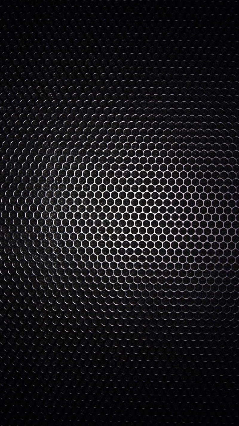 Dark Hexagonal Texture 4K Mobile Wallpaper