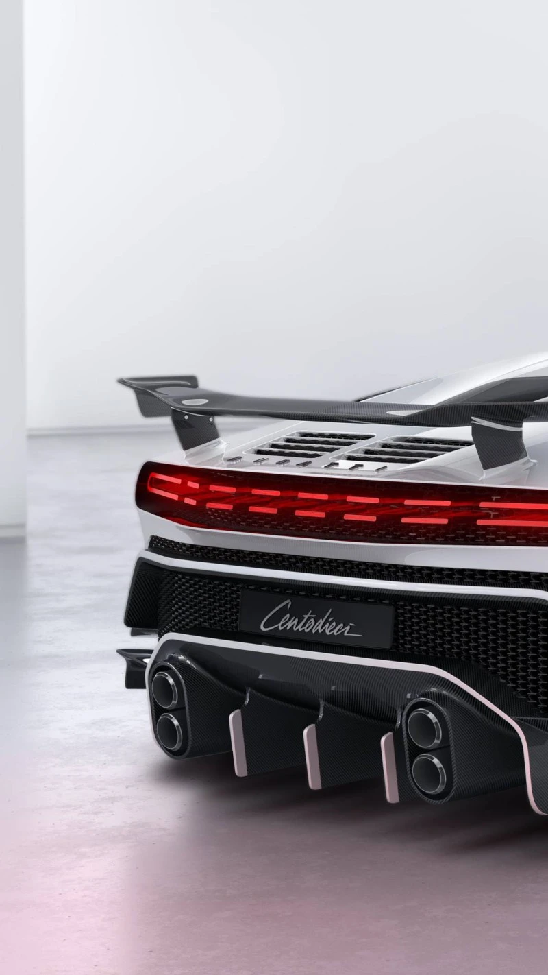 Rear View of the Czinger 21C 4K Mobile Wallpaper