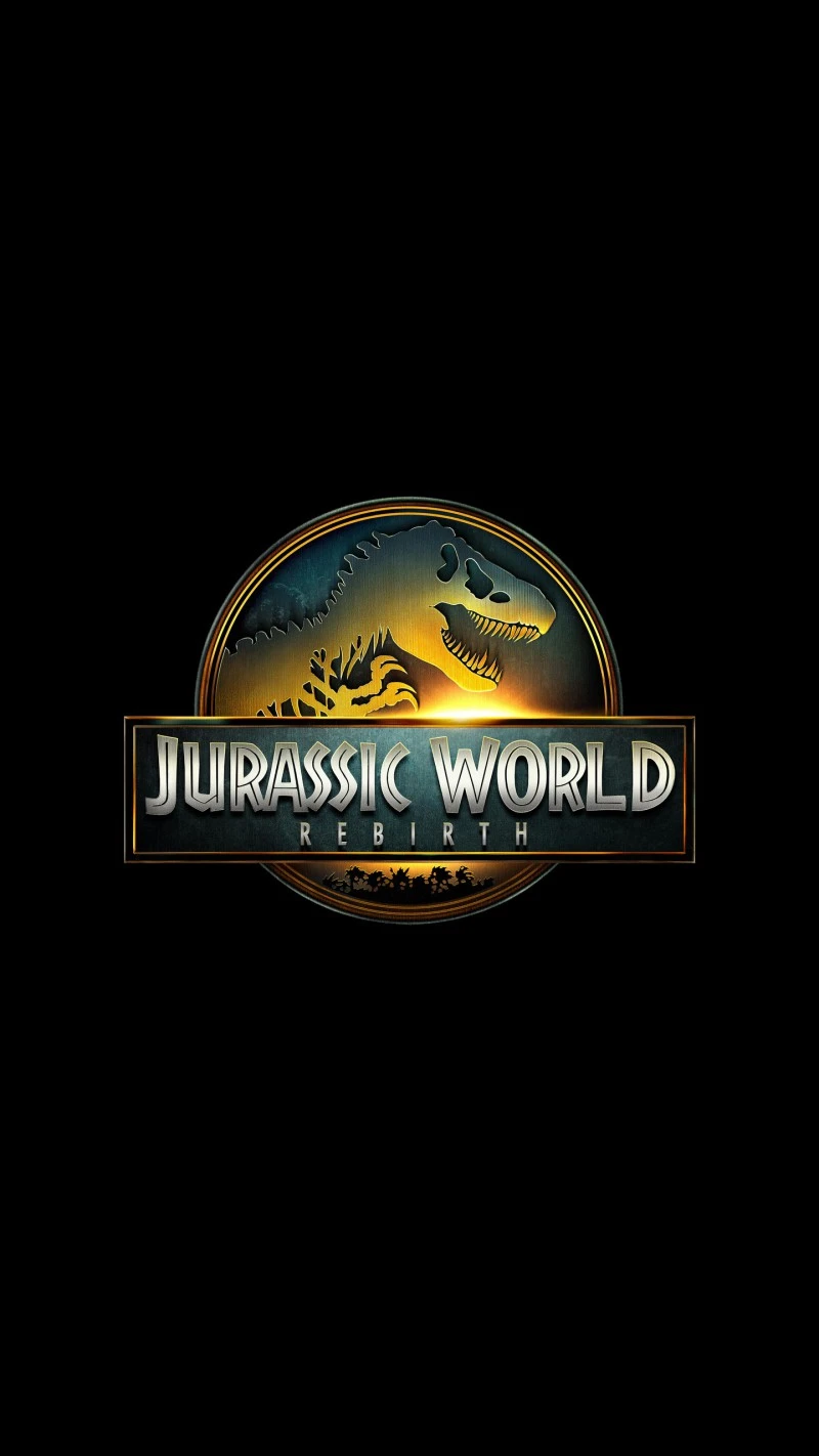 Jurassic World: Rebirth Logo 4K Mobile Wallpaper