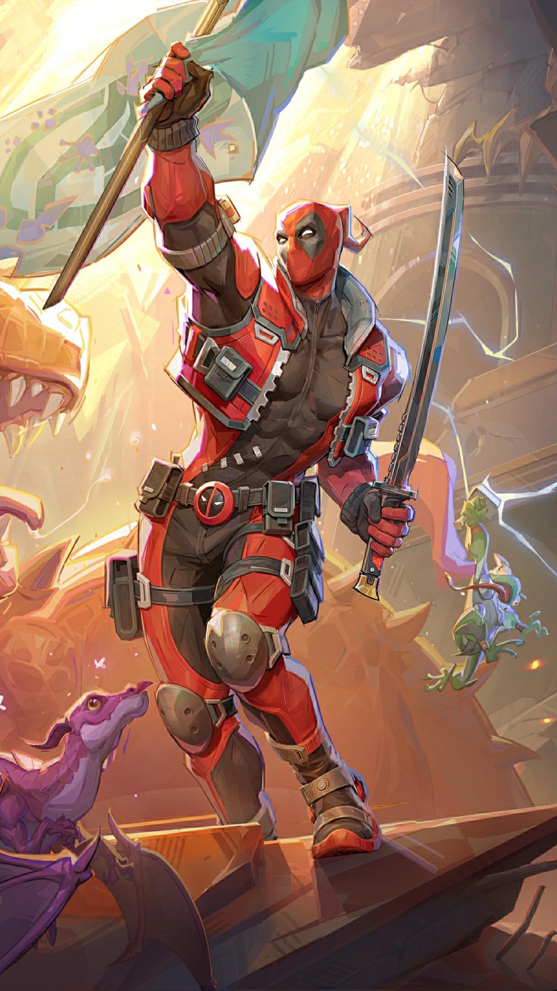 Deadpool Ready for Battle