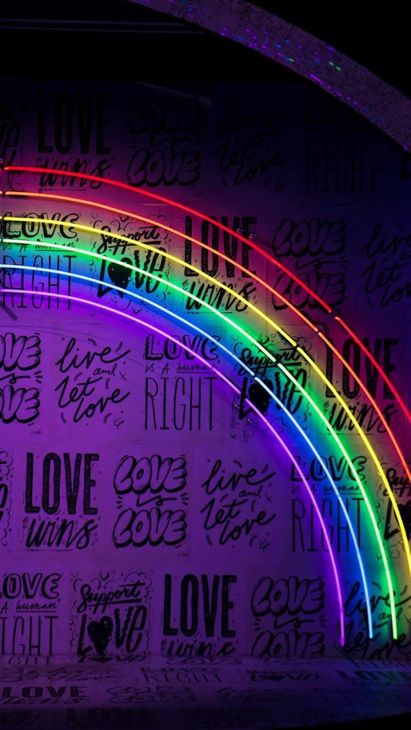Rainbow of Love 4K Mobile Wallpaper