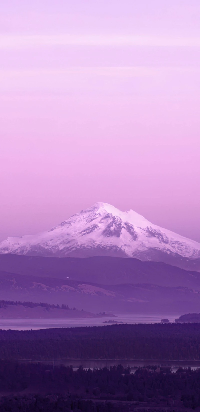 Purple Mountain Majesty 4K Mobile Wallpaper