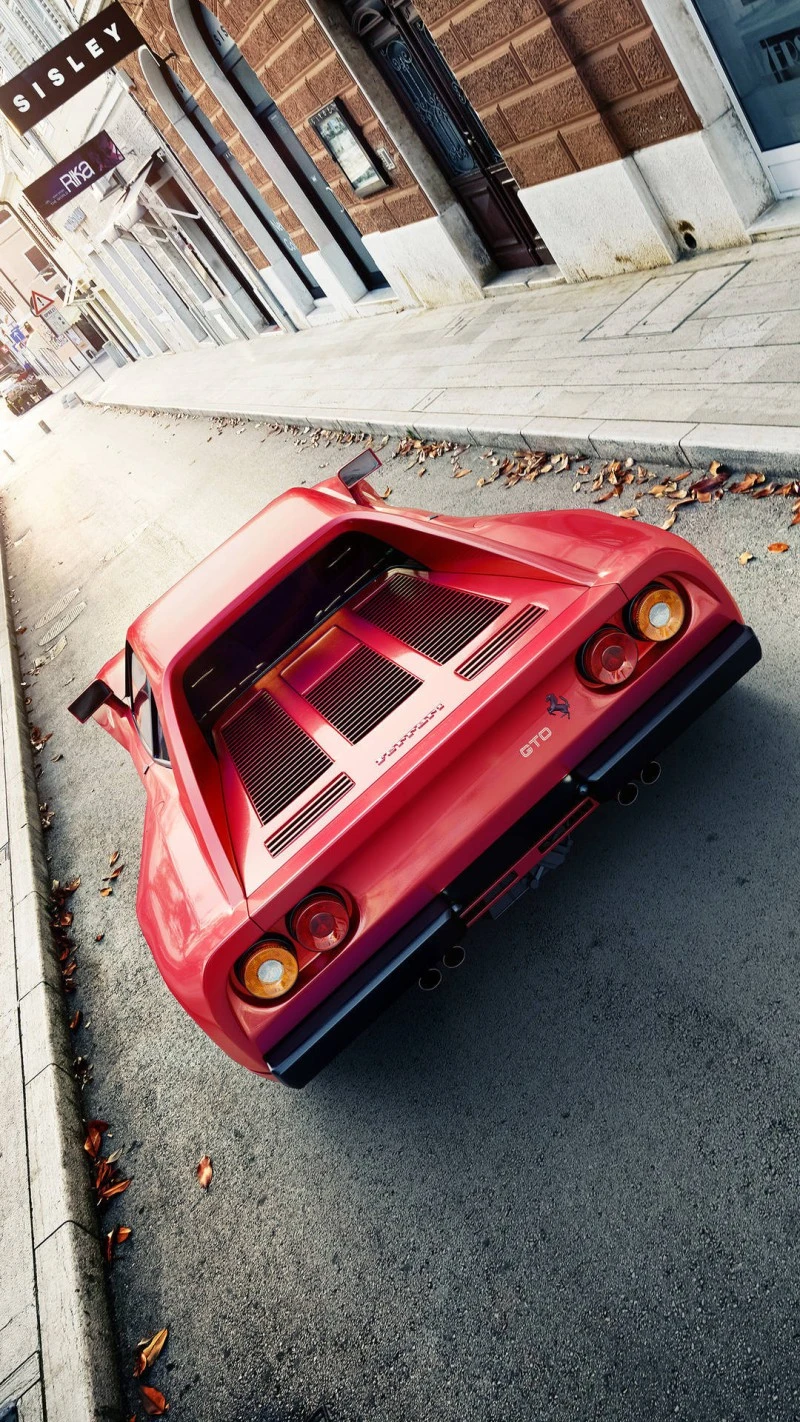 Ferrari 208 GTB 4K Mobile Wallpaper