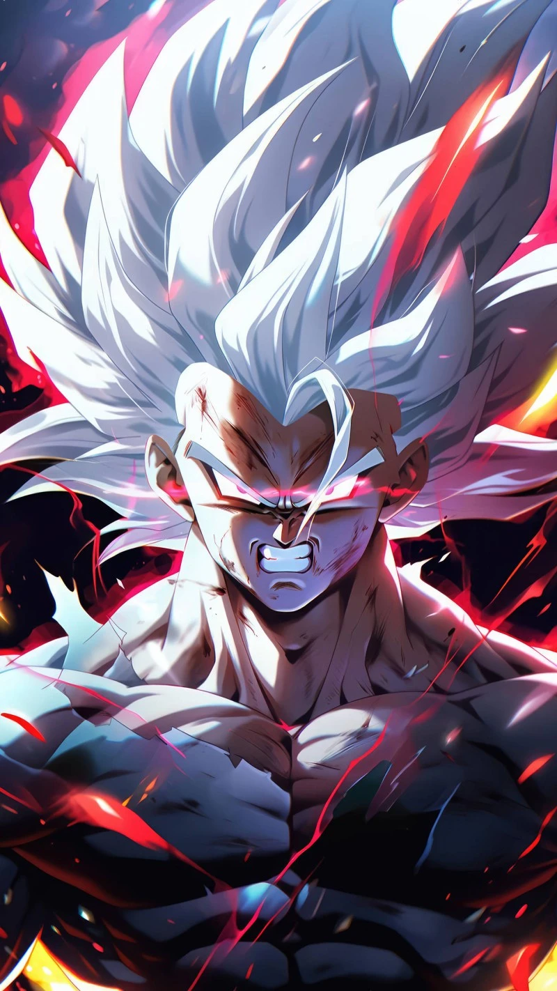 Goku Super Saiyan Rage 4K Mobile Wallpaper