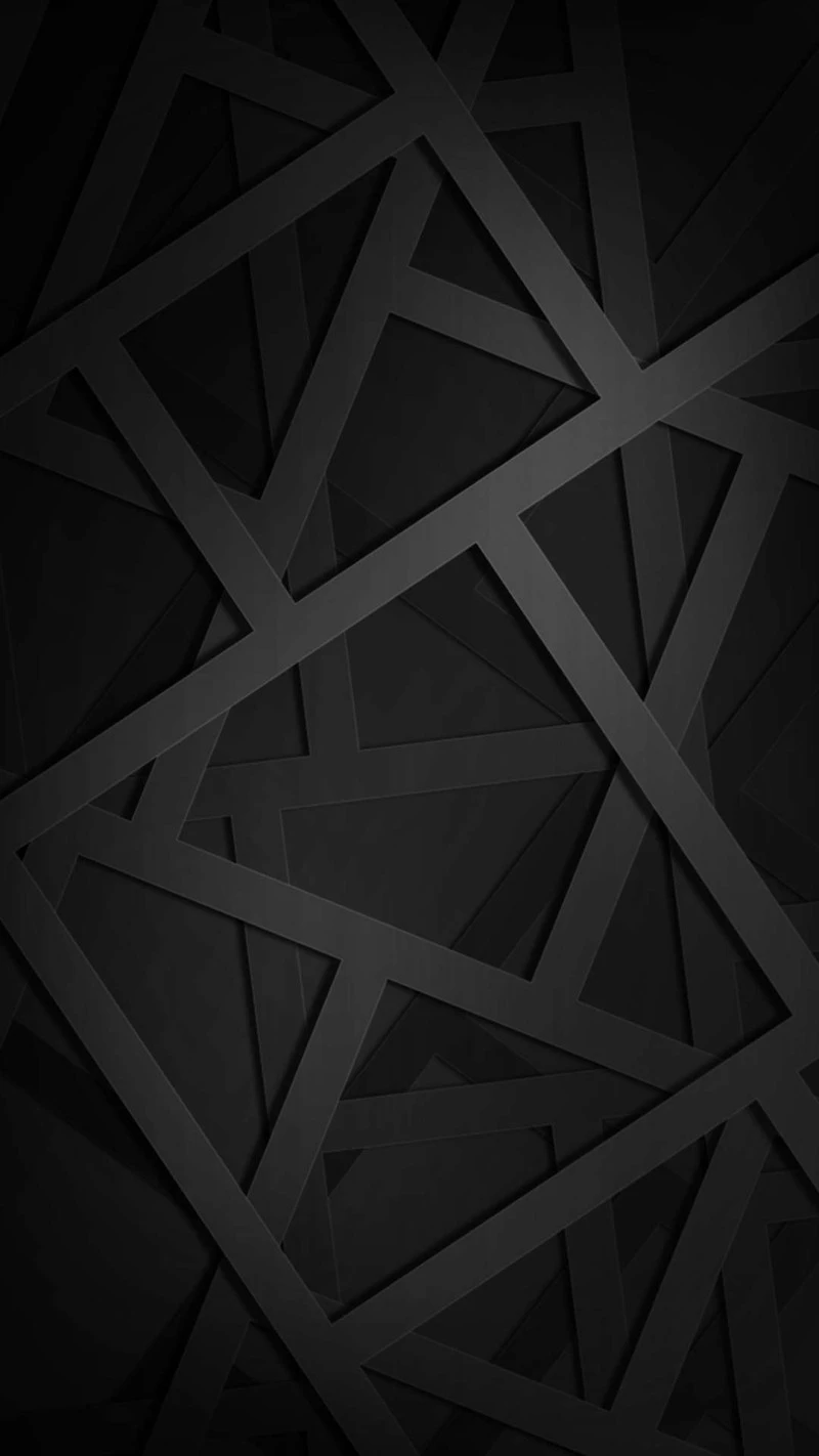 Abstract Black Lines 4K Mobile Wallpaper