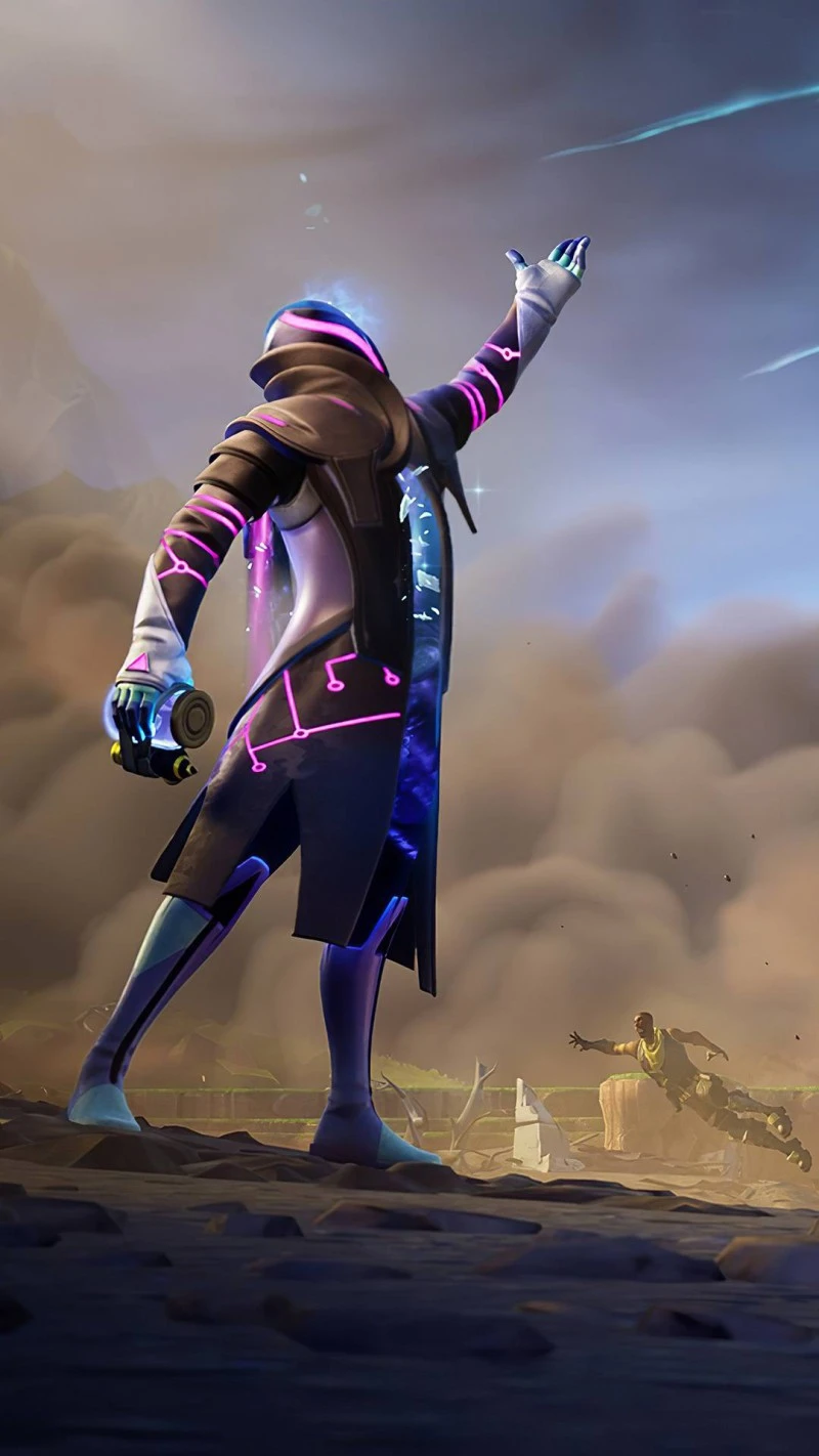 Fortnite Vision Skin 4K Mobile Wallpaper