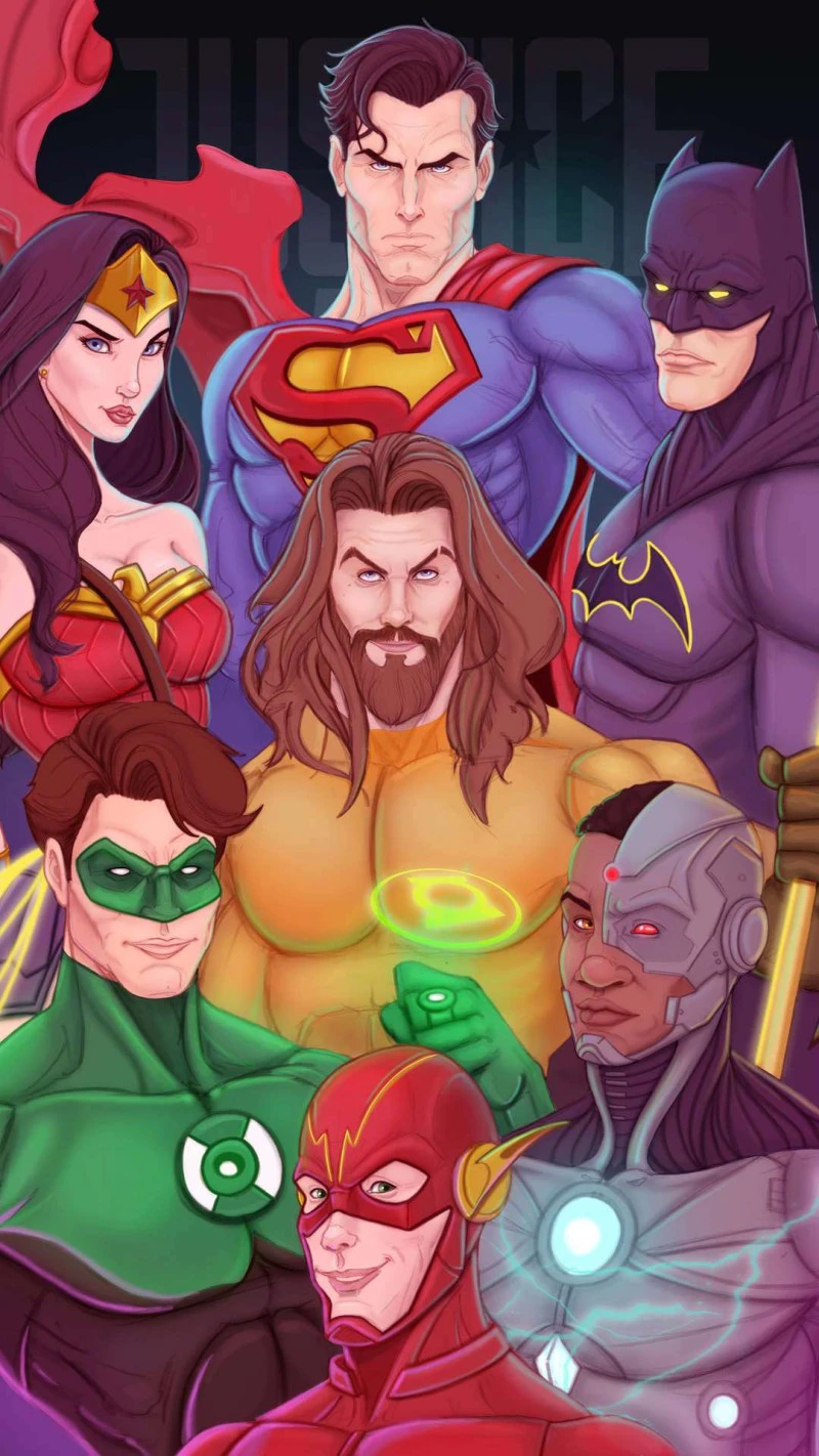 Justice League United 4K Mobile Wallpaper
