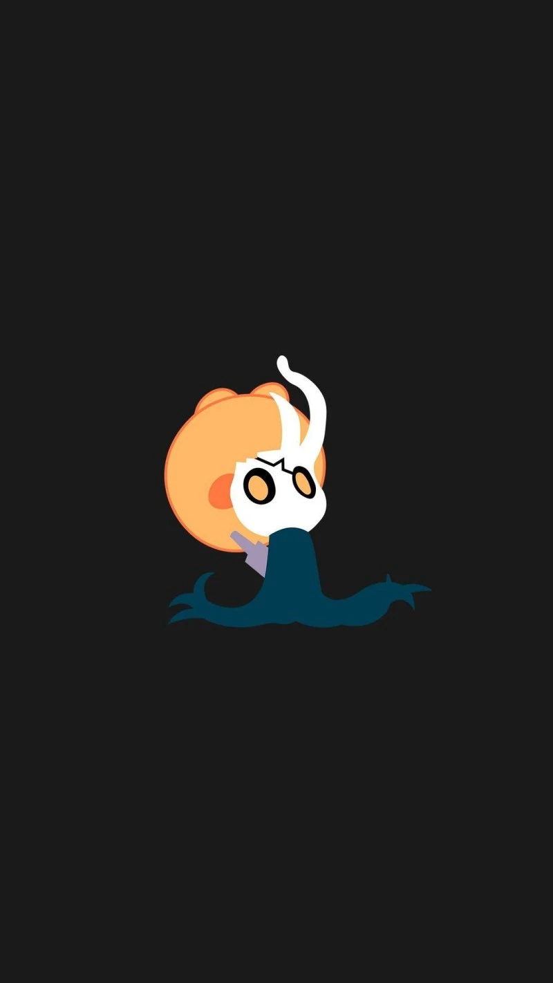 Hollow Knight Chibi 4K Mobile Wallpaper