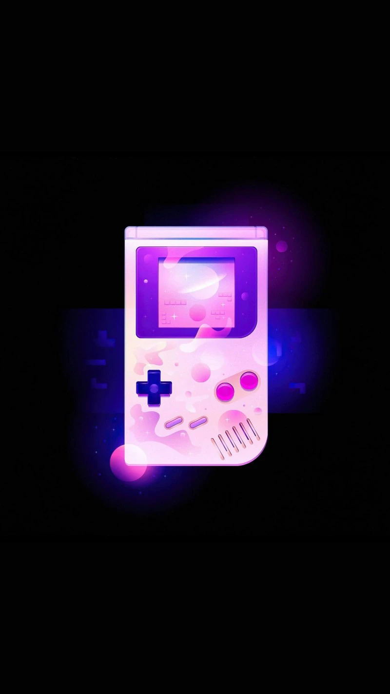 Cosmic Gameboy 4K Mobile Wallpaper