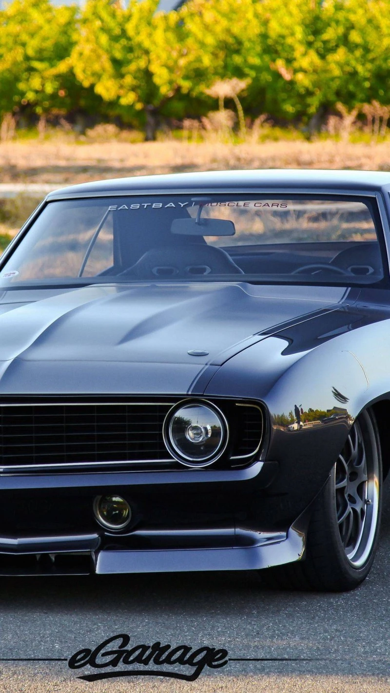 Modified 1967-69 Camaro 4K Mobile Wallpaper