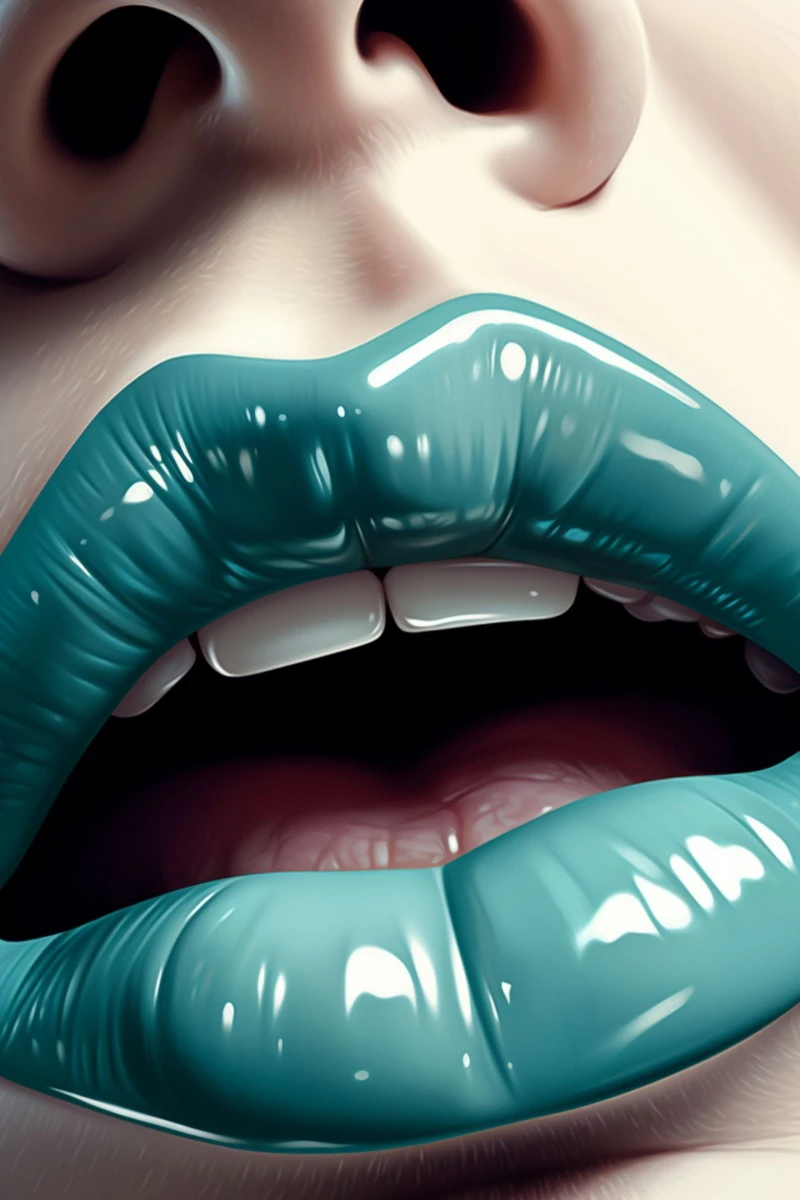 Teal Temptation 4K Mobile Wallpaper