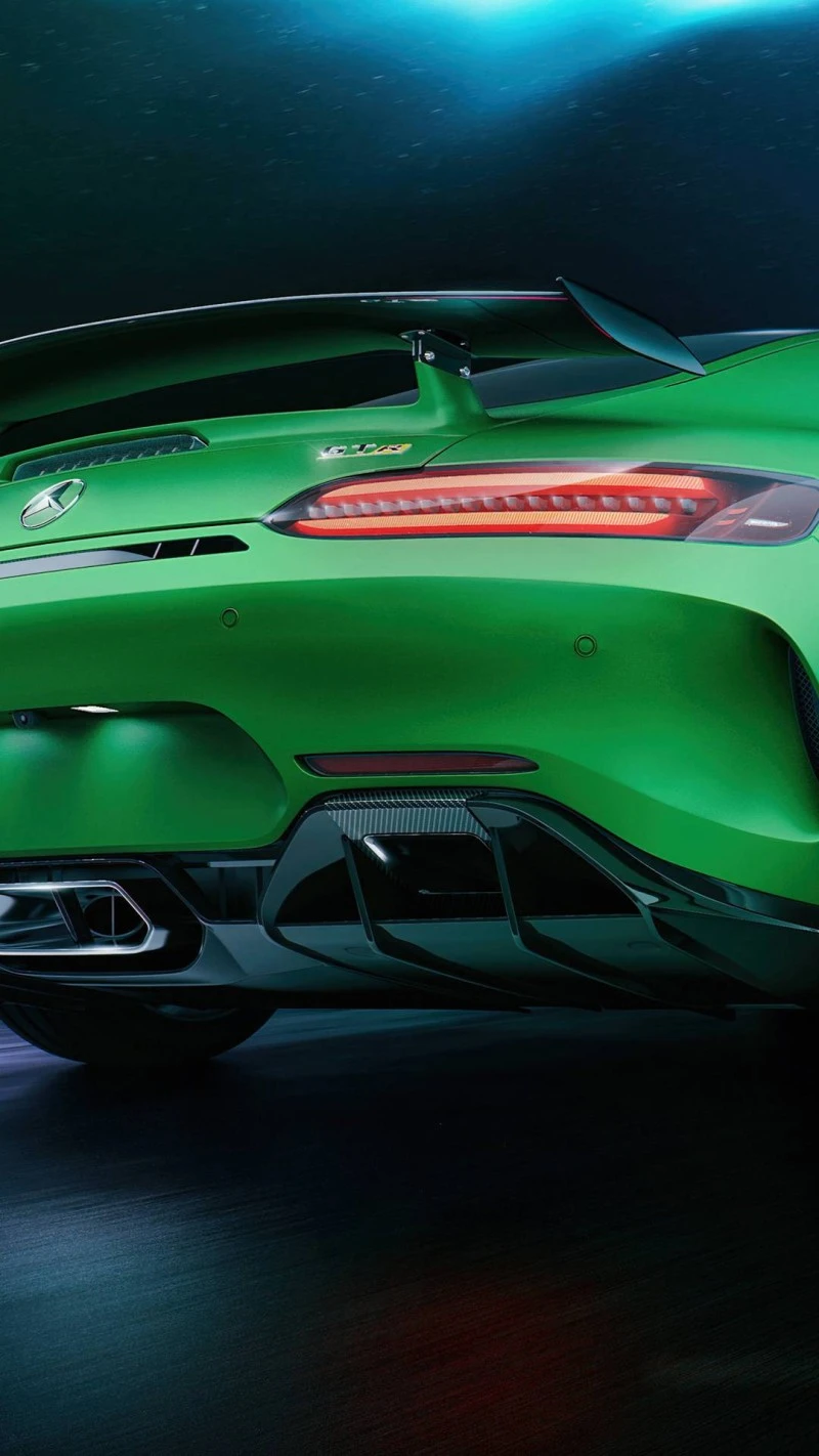 Mercedes-AMG GT in Motion: Power and Grace 4K Mobile Wallpaper