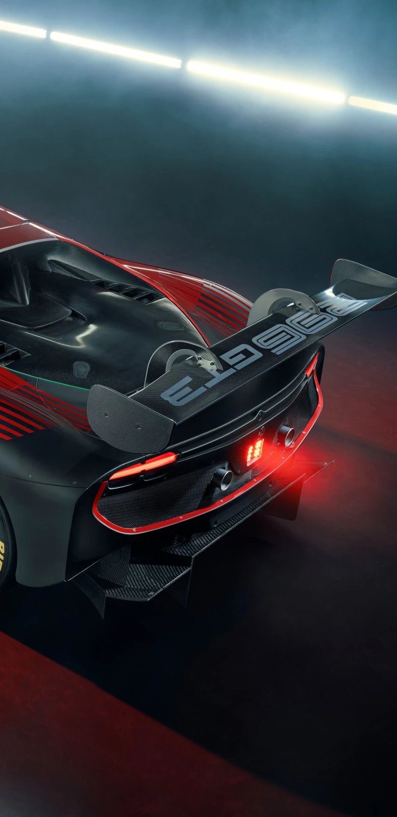 Futuristic Race Car 4K Mobile Wallpaper