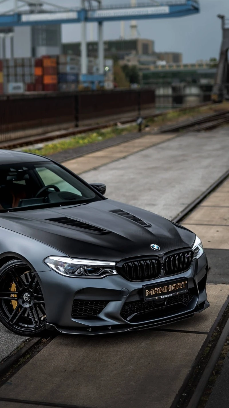 Manhart BMW M5 4K Mobile Wallpaper
