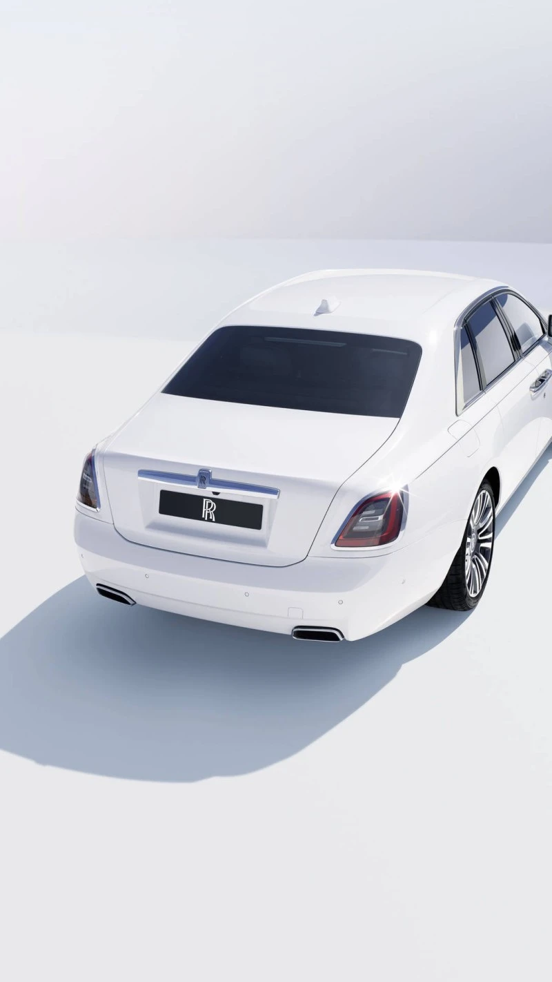 Rolls-Royce Ghost - Rear View 4K Mobile Wallpaper