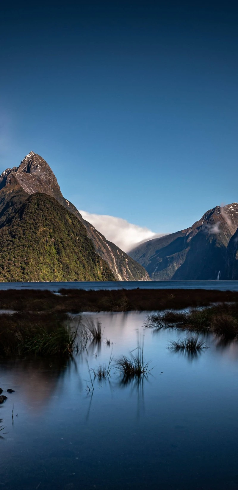 Milford Sound Reflections 4K Mobile Wallpaper