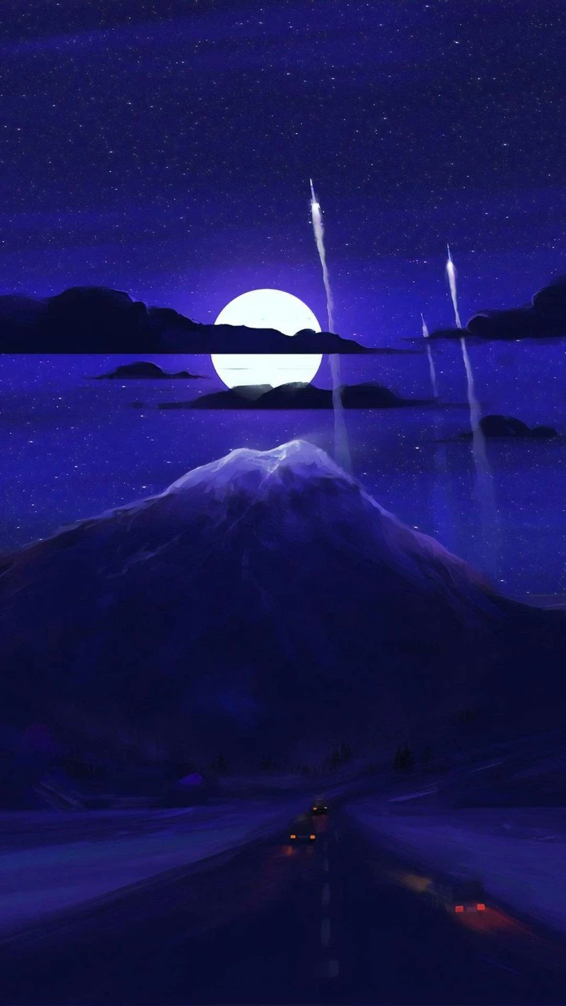 Midnight Ascent 4K Mobile Wallpaper